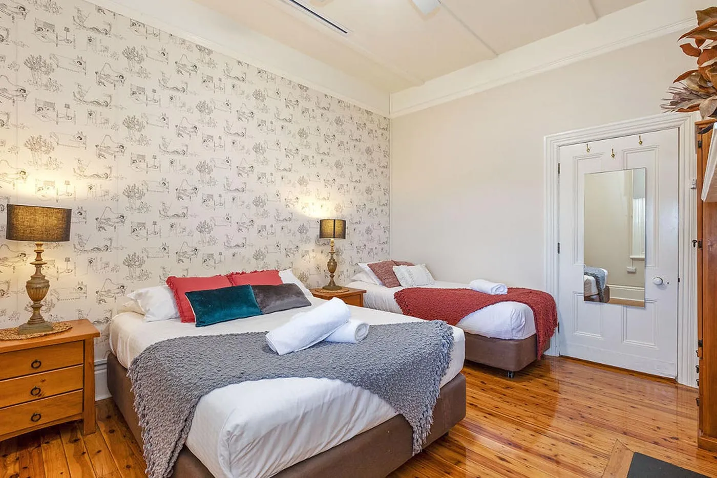 Norah Head lighthouse bedroom