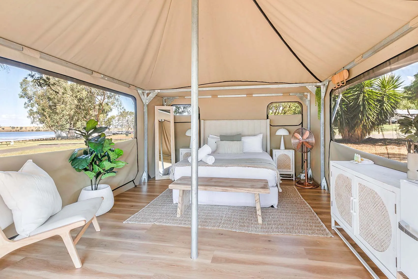 Lake Keepit - Deluxe Eco Tent - Sleeps 2 - Main Be