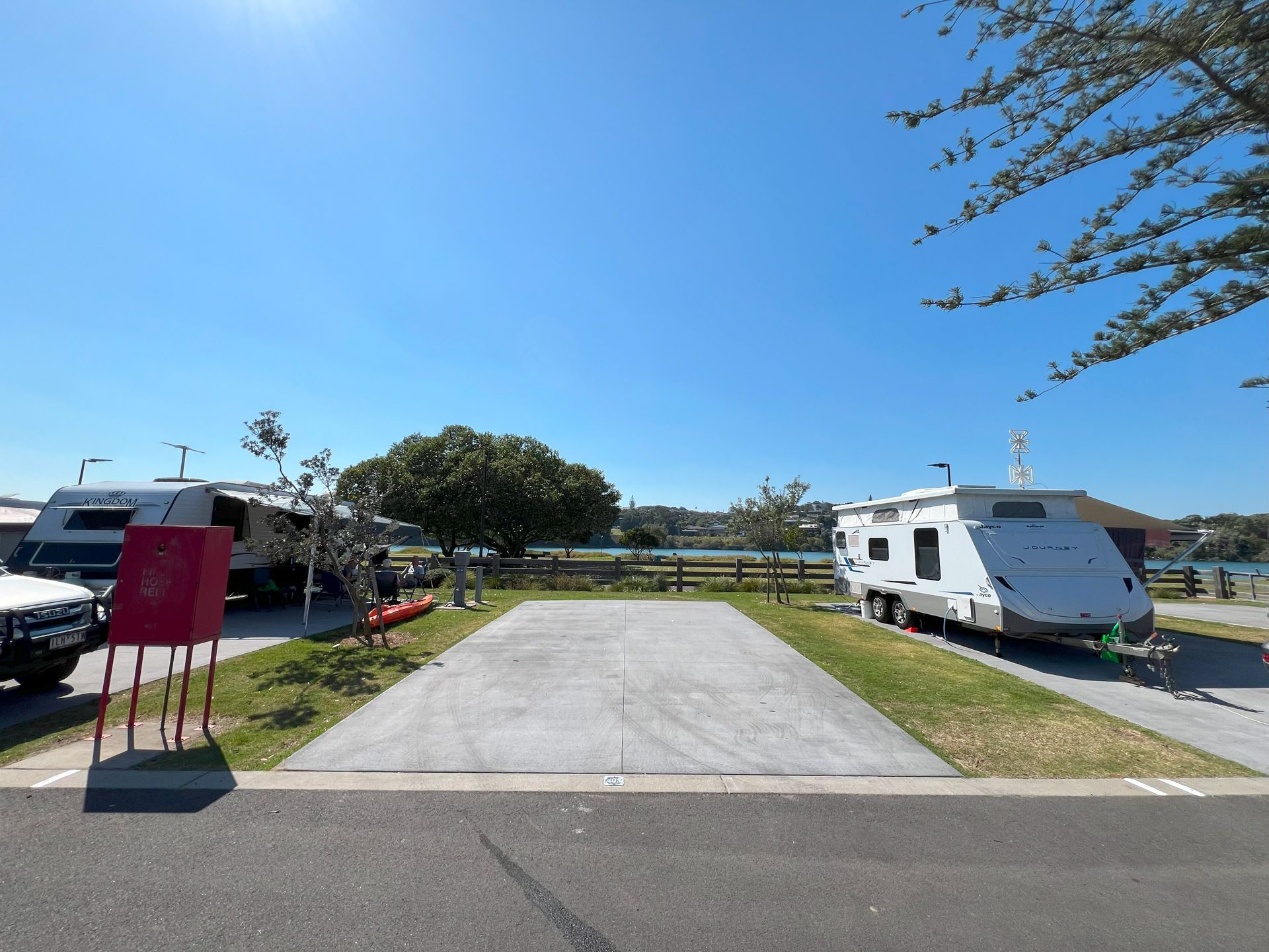 Site 403 - Premium Powered Site Double Slab - Water views