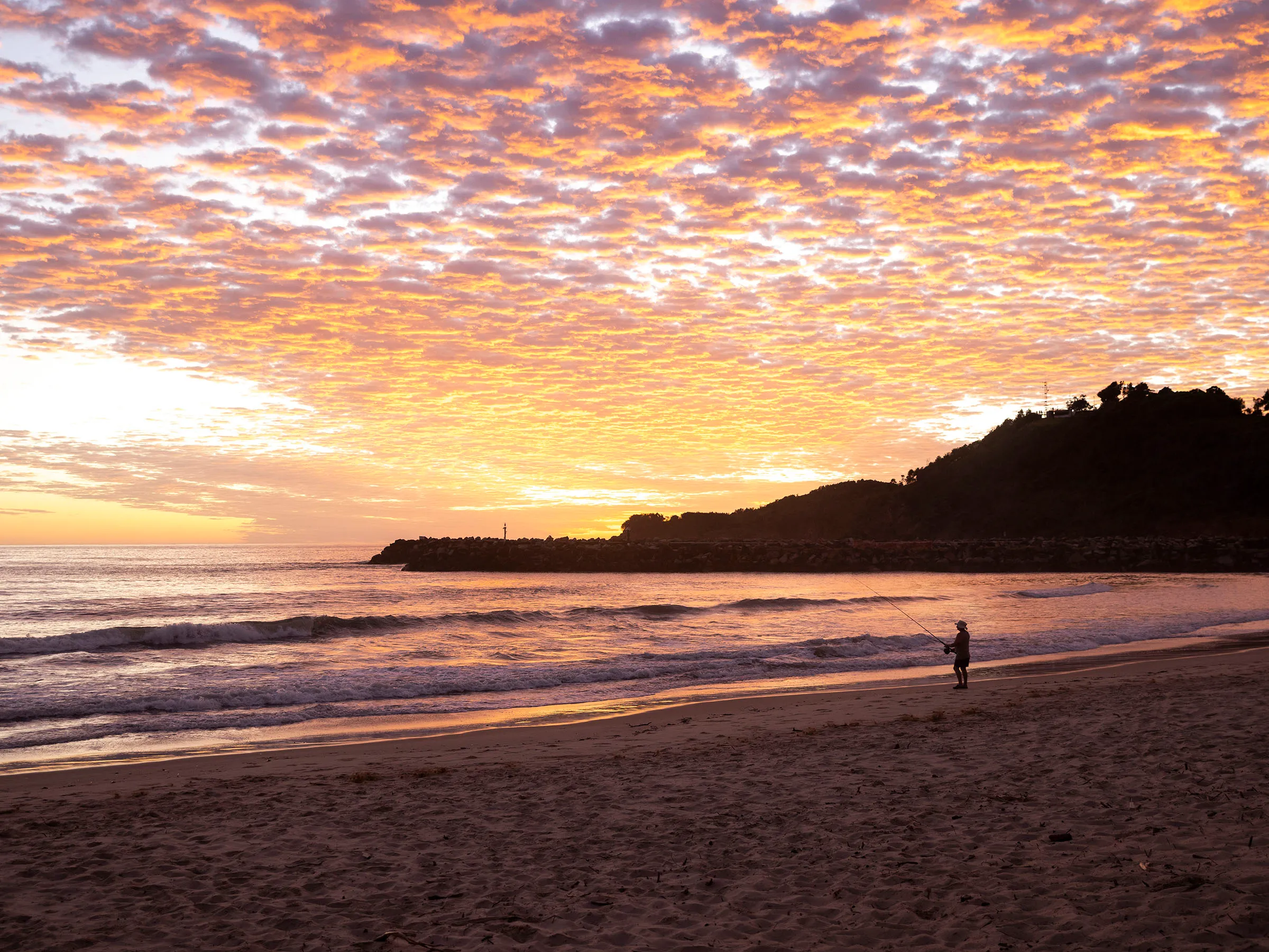 Reflections Holidays Evans Head holiday & caravan park Sunset over Evan Heads Main Beach