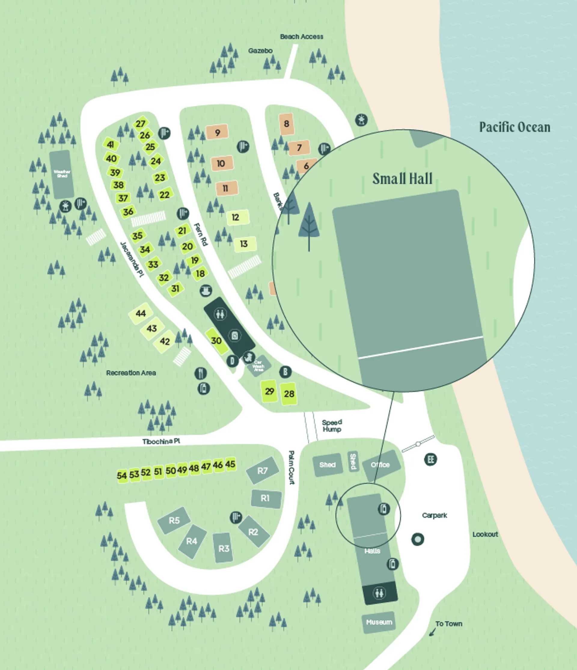 Nambucca Heads Community Hall Map