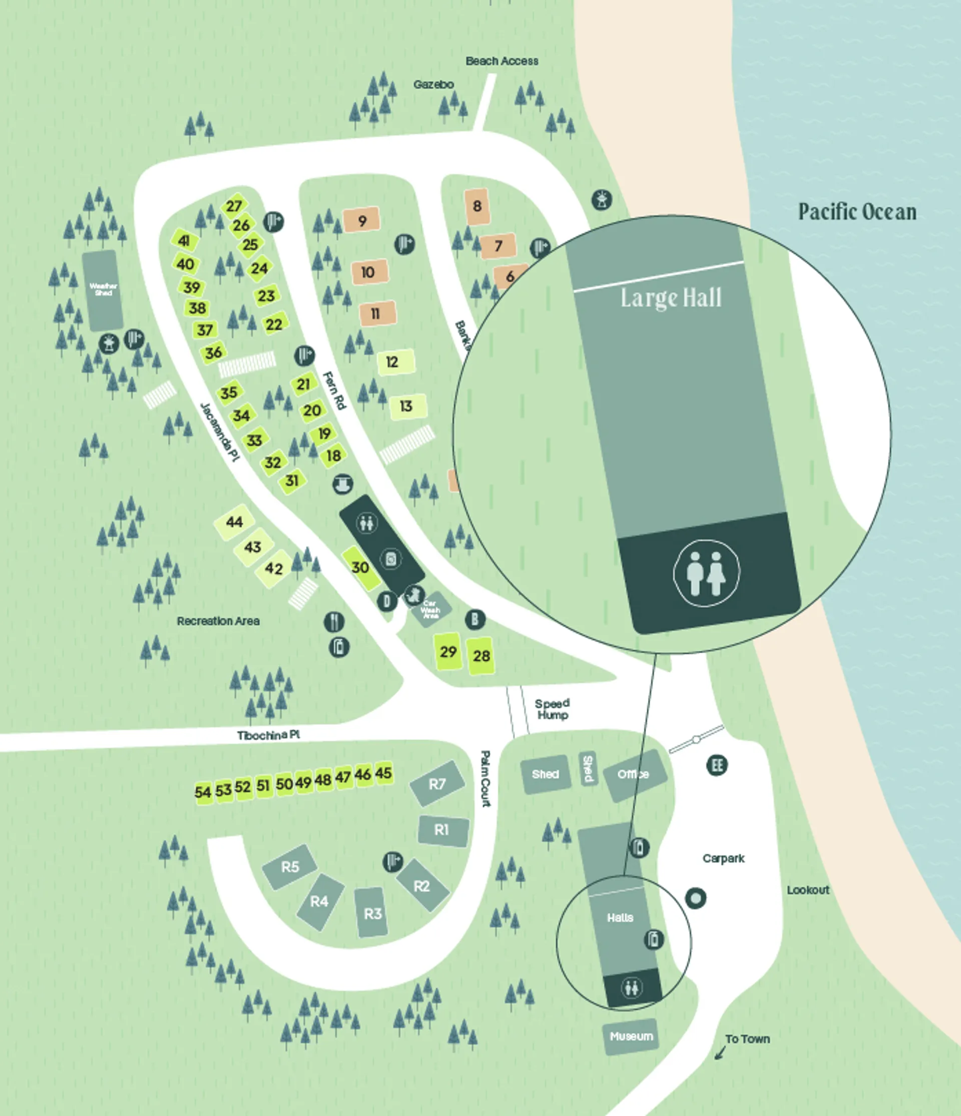 Nambucca Heads Community Hall Map