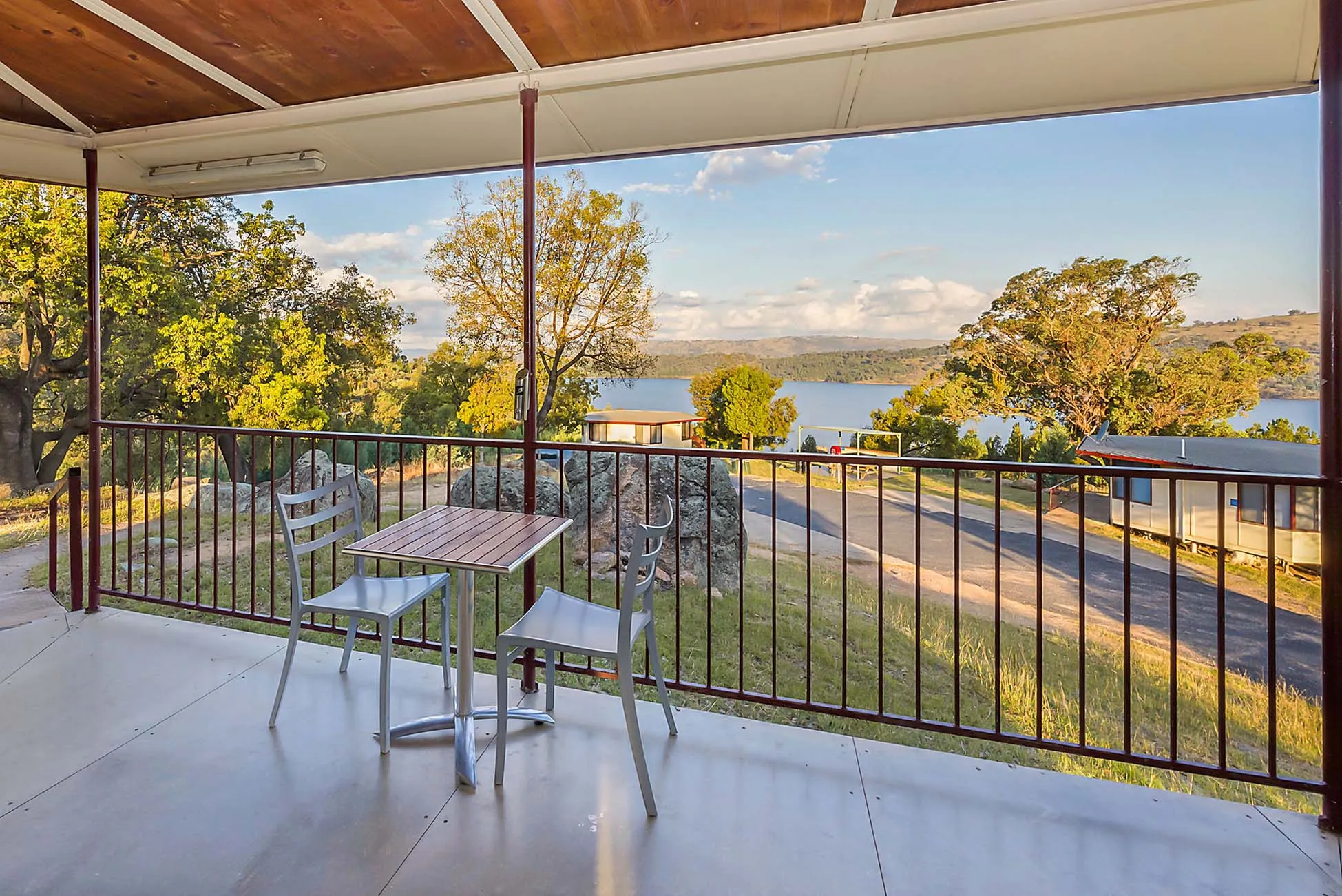 Wyangala Waters - view from the standard cabin