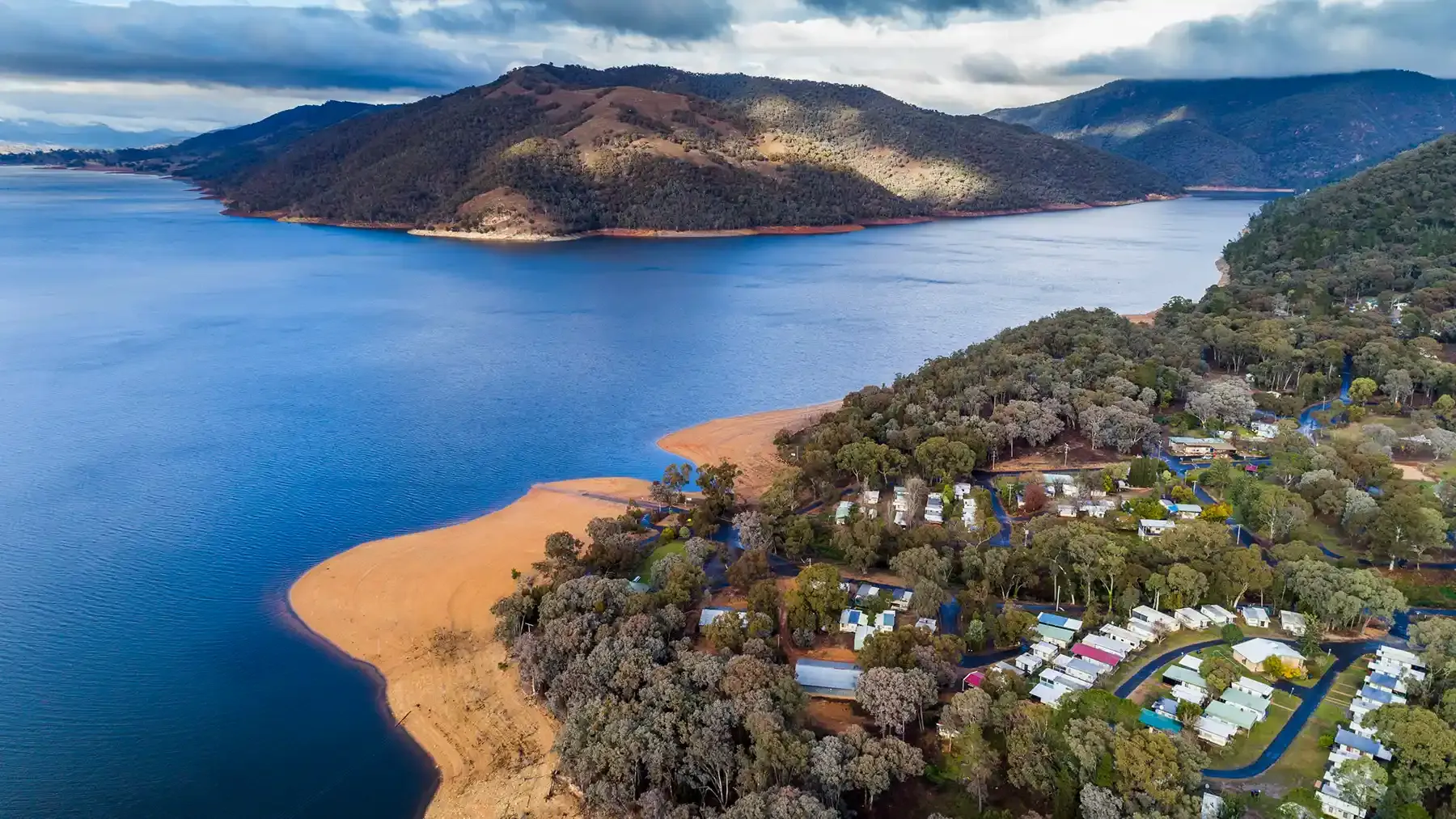 Reflections Burrinjuck Waters drone