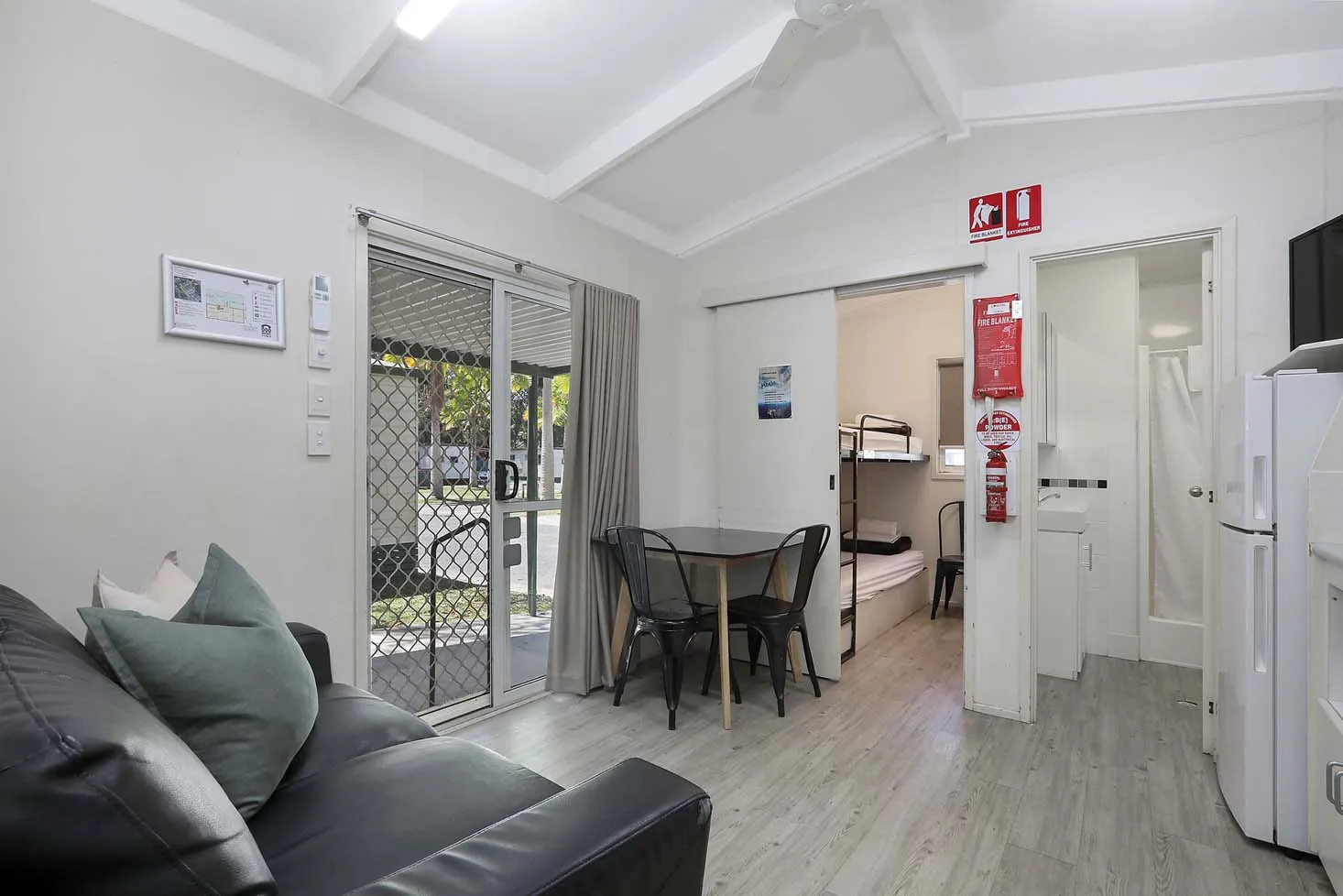 Coffs Harbour - Standard Cabin - Sleeps 4 - Living