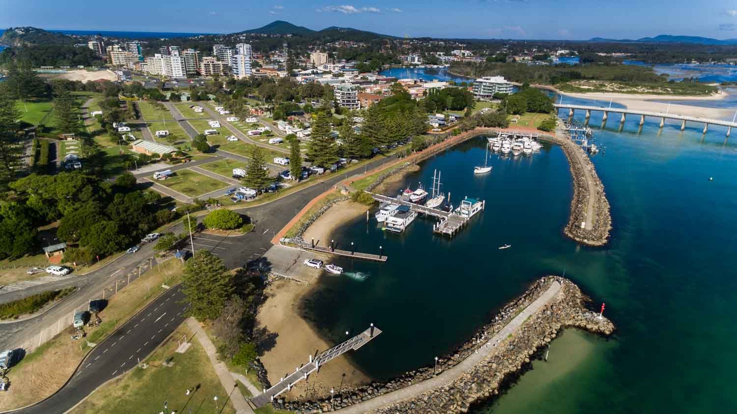 Aerial views of Forster 