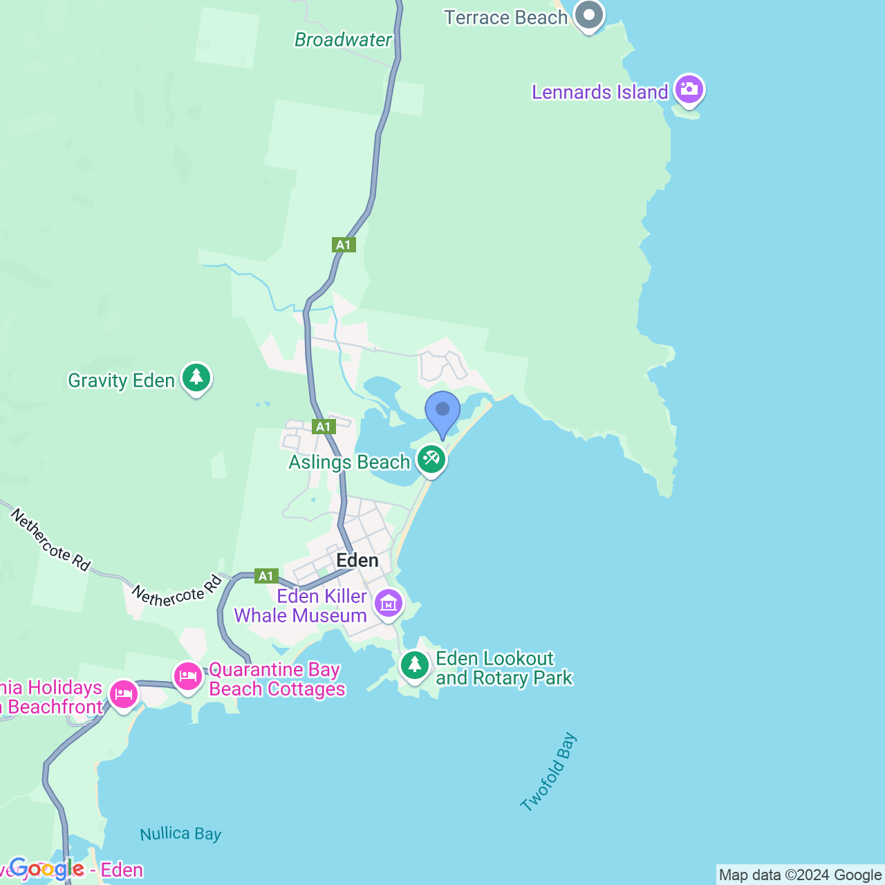 Eden Google Map Image