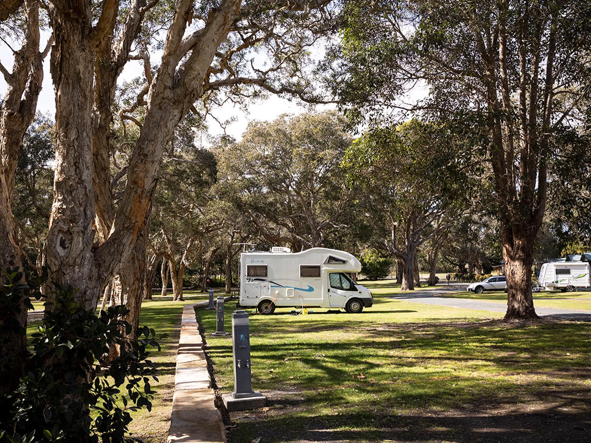 Reflections North-Haven holiday and caravan park powered site camping accommodation