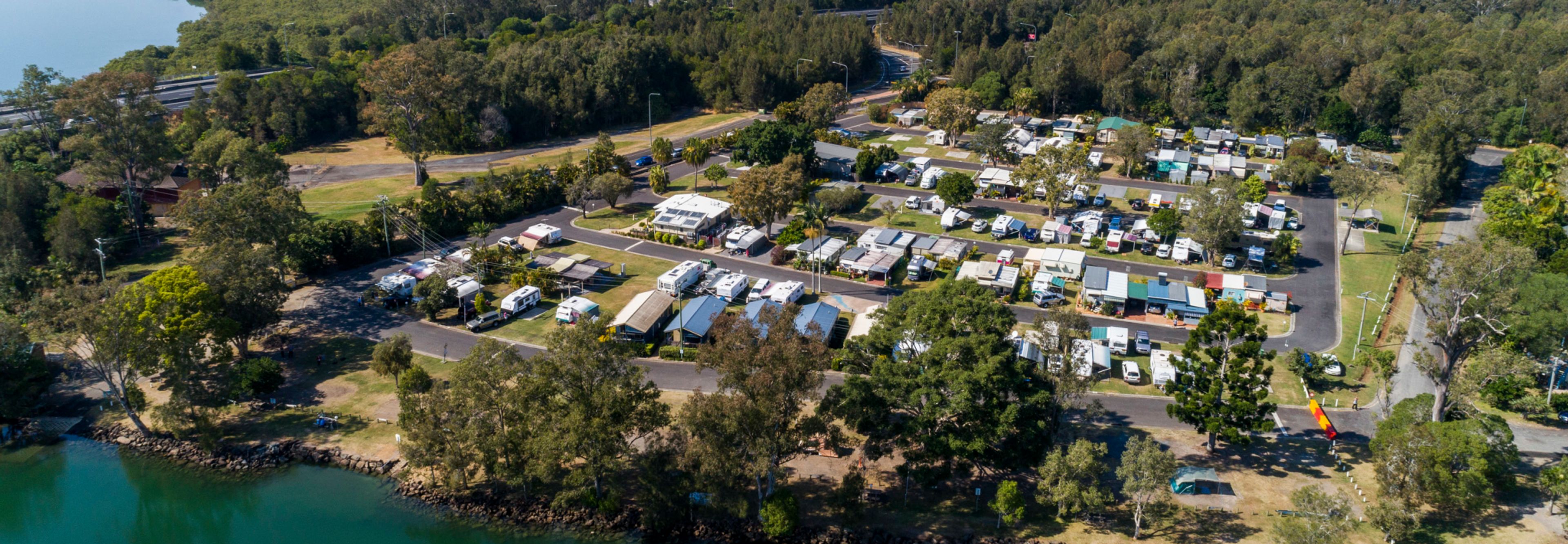 Reflections Holidays Ferry Reserve holiday & caravan Ferry Reserve Drone photo