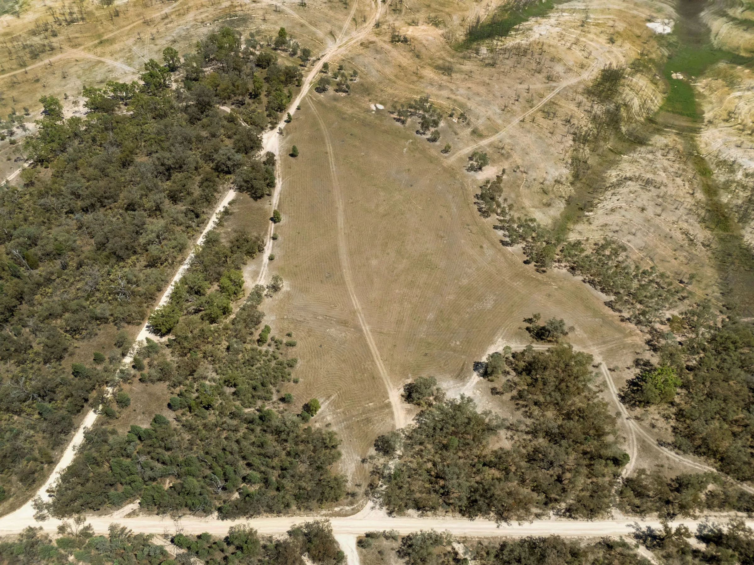 Buiree point aerial - straight down