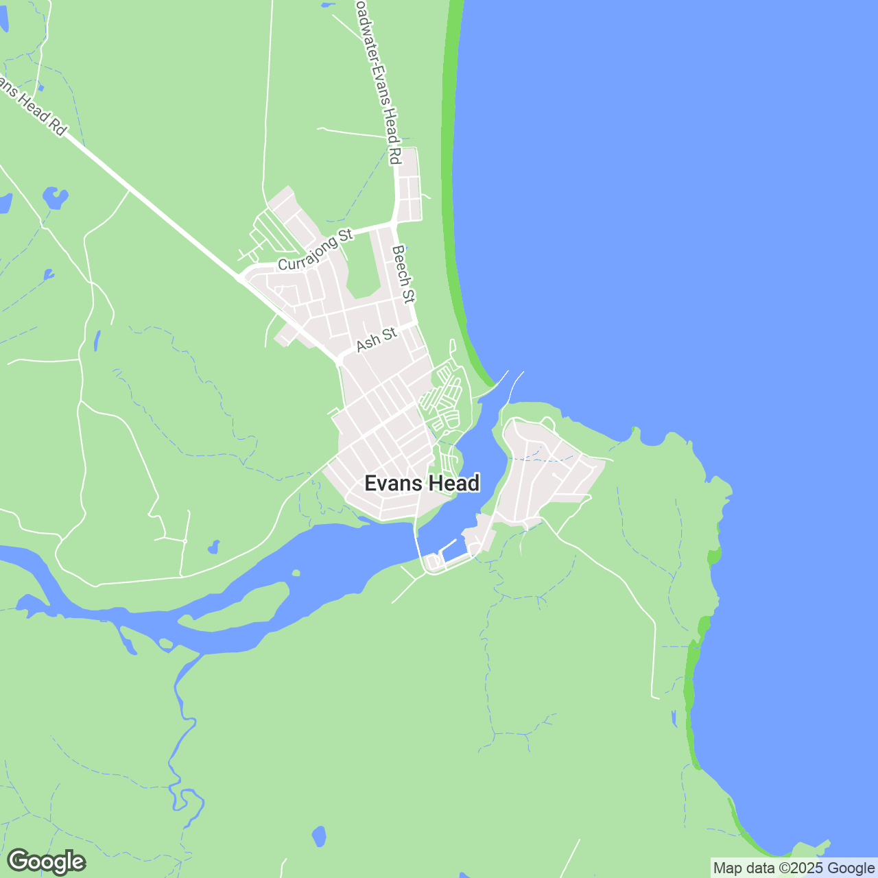 Evans Head Region Map