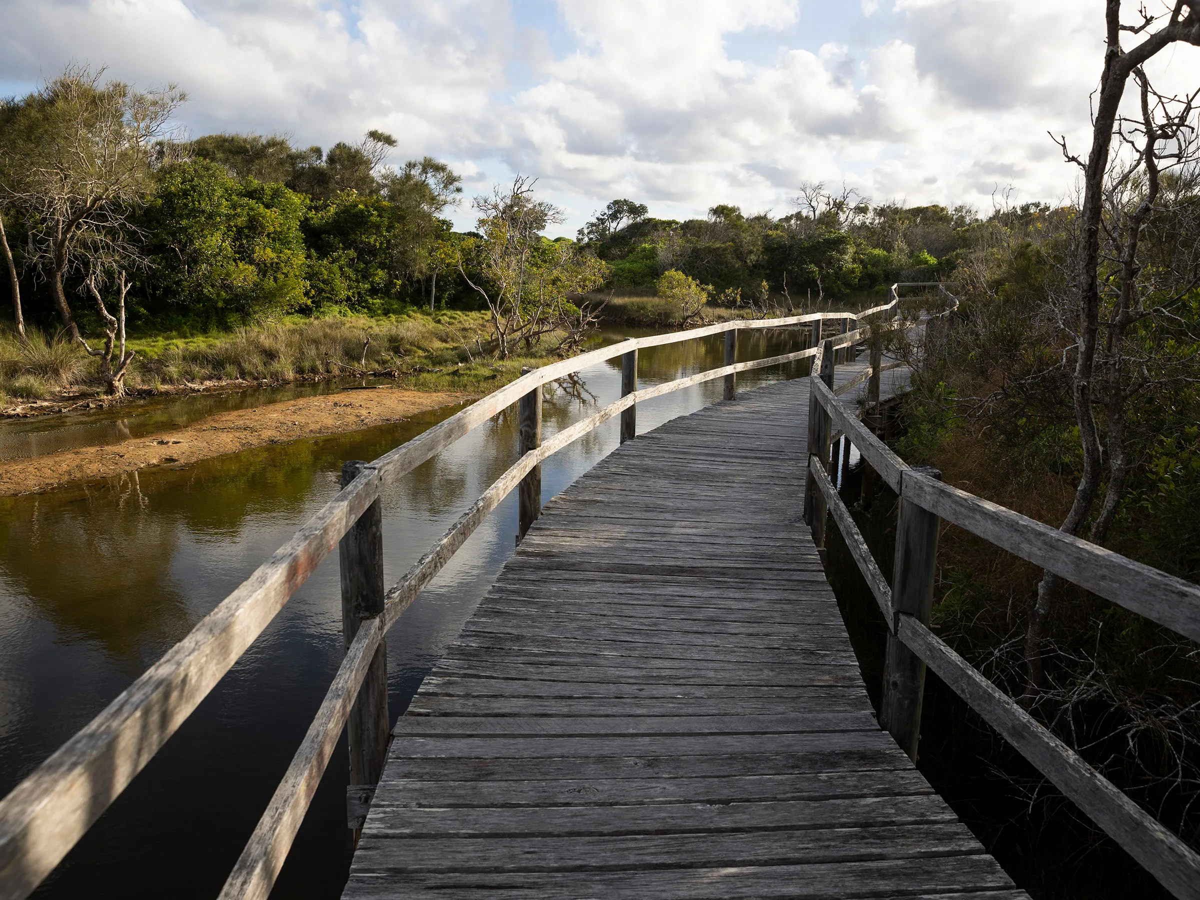 Reflections Holidays Corindi Beach holiday & caravan park Pipeclay boardwalk