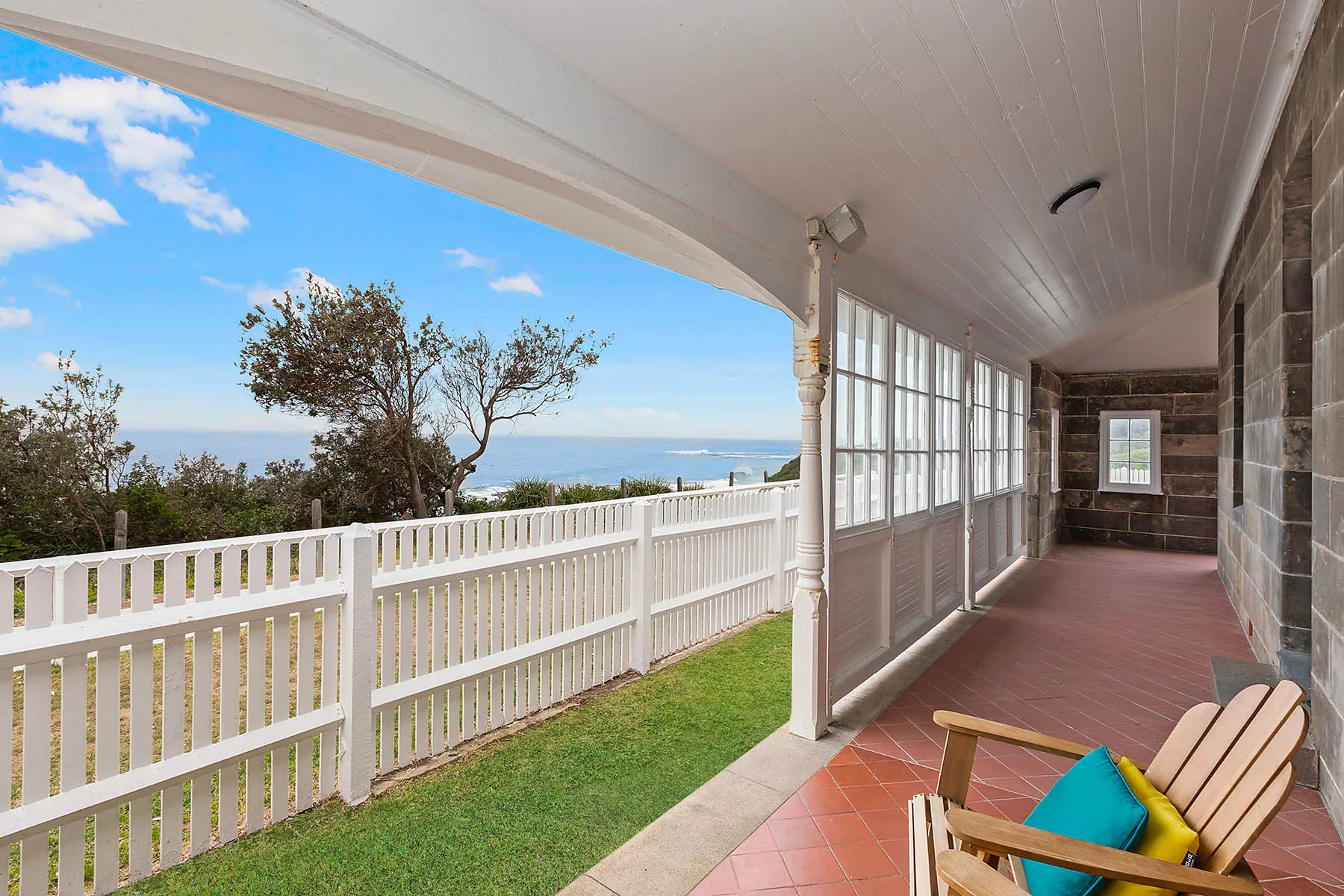 Norah Head Lighthouse view from verandah