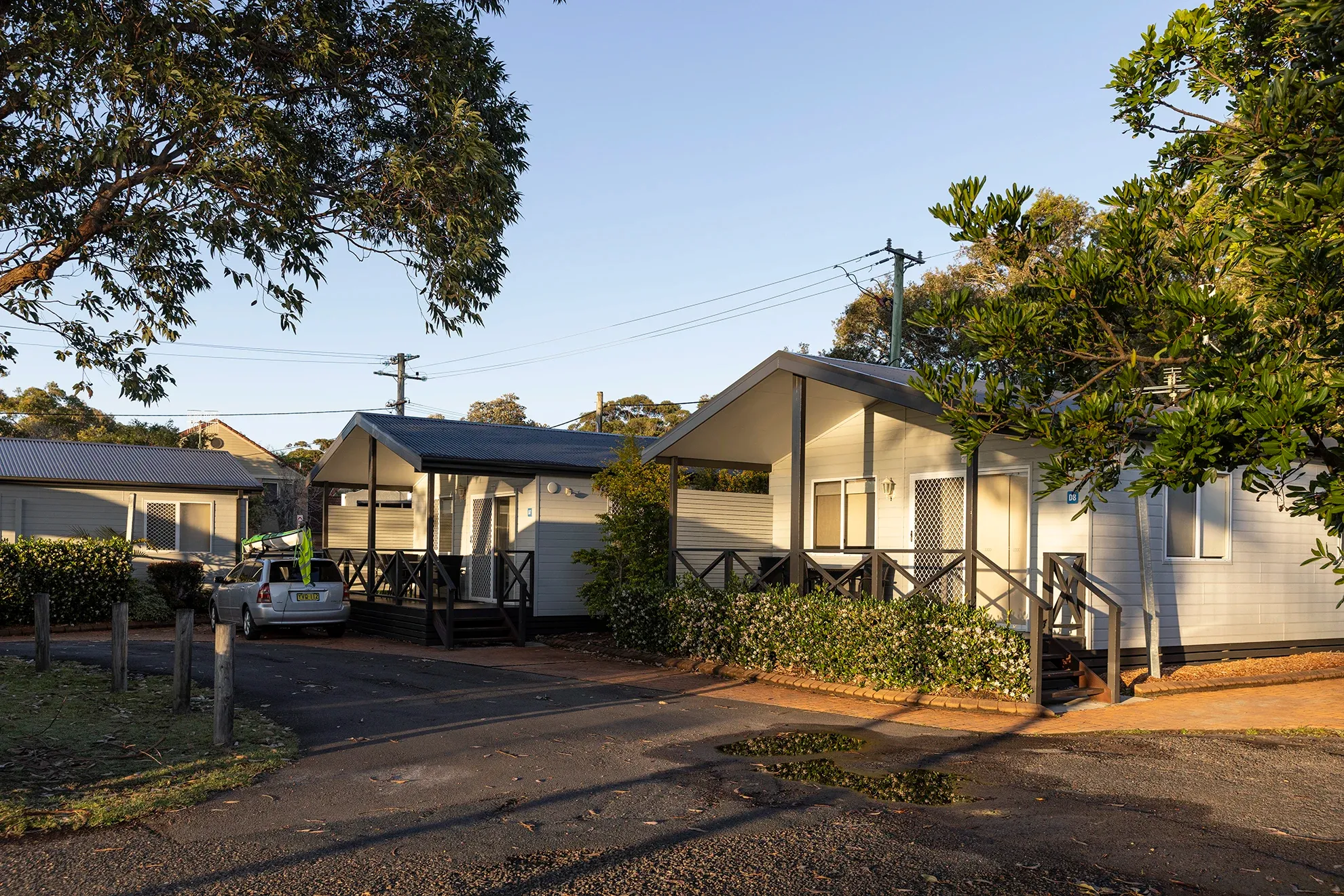 Reflections Holidays Hawks Nest holiday & caravan park premium cabin accommodation in park