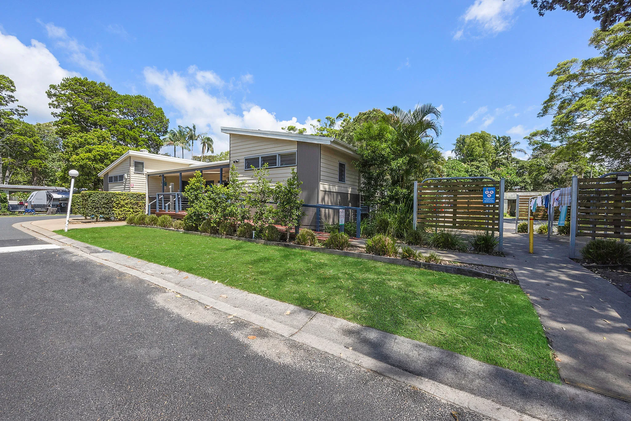 Brunswick Heads caravan park amenity building 