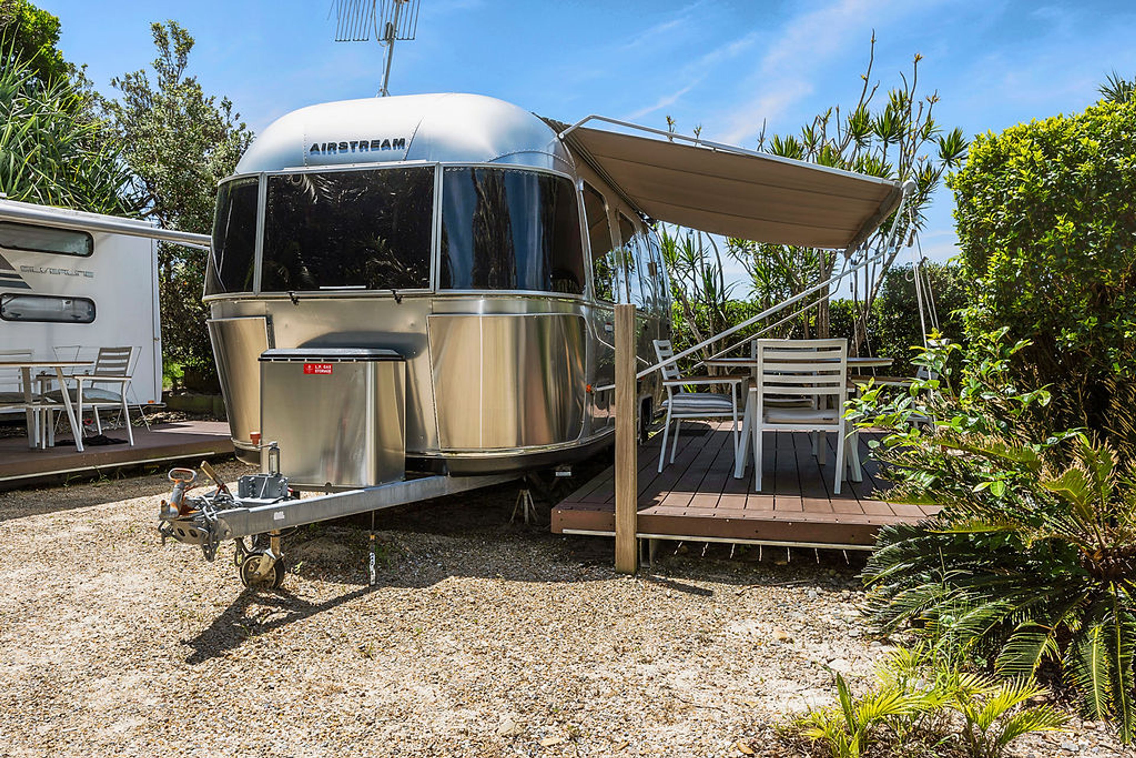 Byron Bay Jayco Airstream - front view