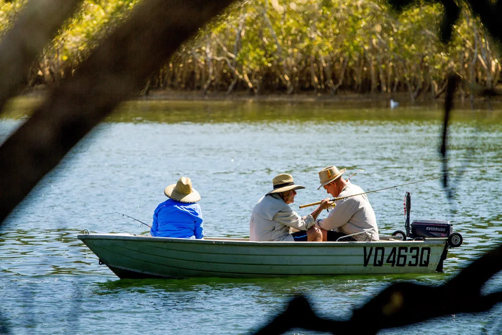 Ferry Reserve boat fishing