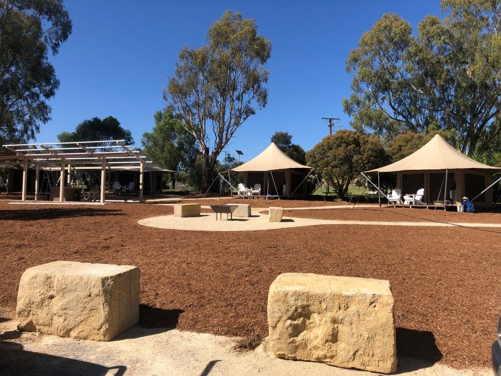 Lake Keepit - Deluxe Eco Tent - Sleeps 2 - Fire Pl