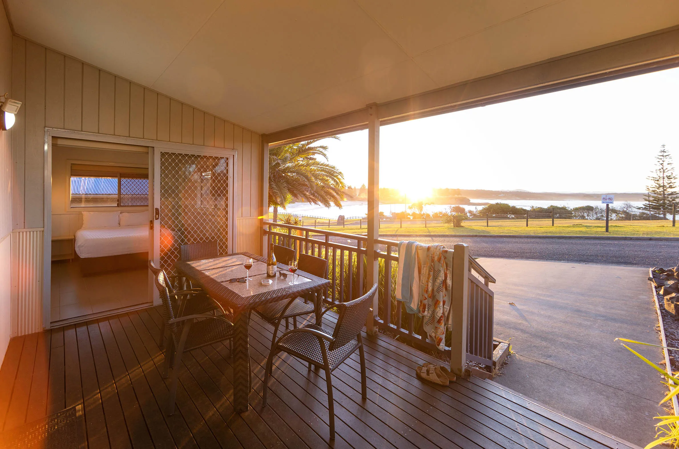 Reflections Holidays Bermagui holiday & caravan park ocean view cabin