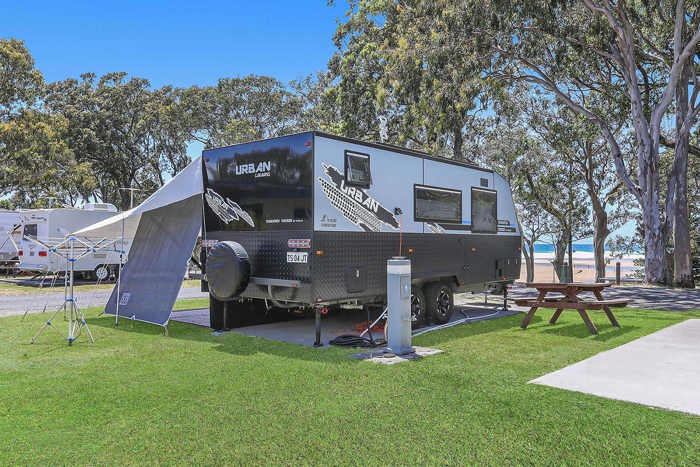 Moonee Beach - Premium Powered Site - With Van