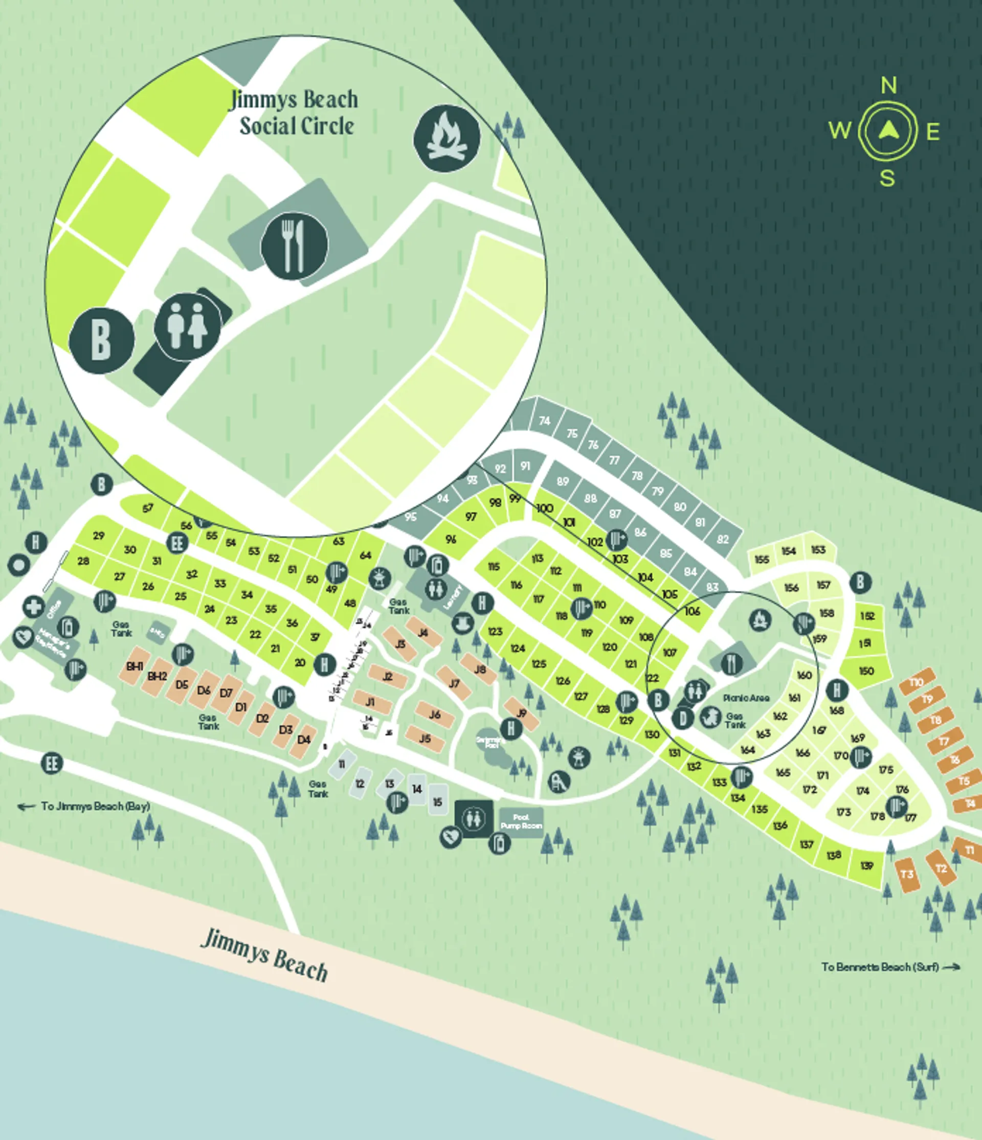 Jimmys Beach Social Circle