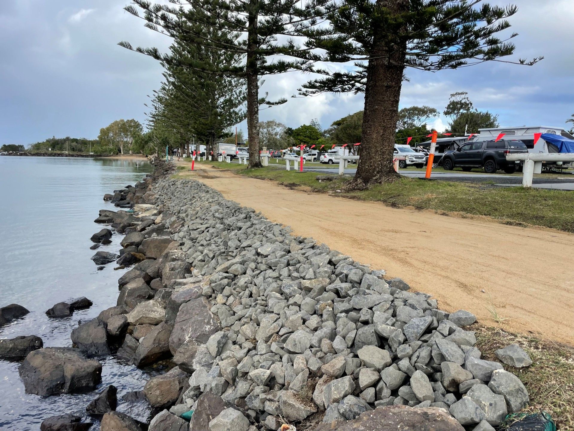 Massy Greene retaining wall