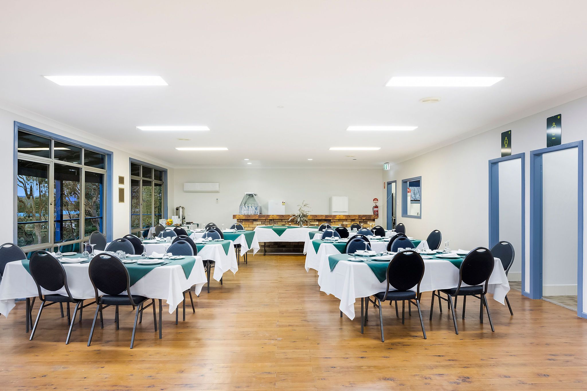 Tobin Conference Centre - Lake Burrendong - Dinner setup