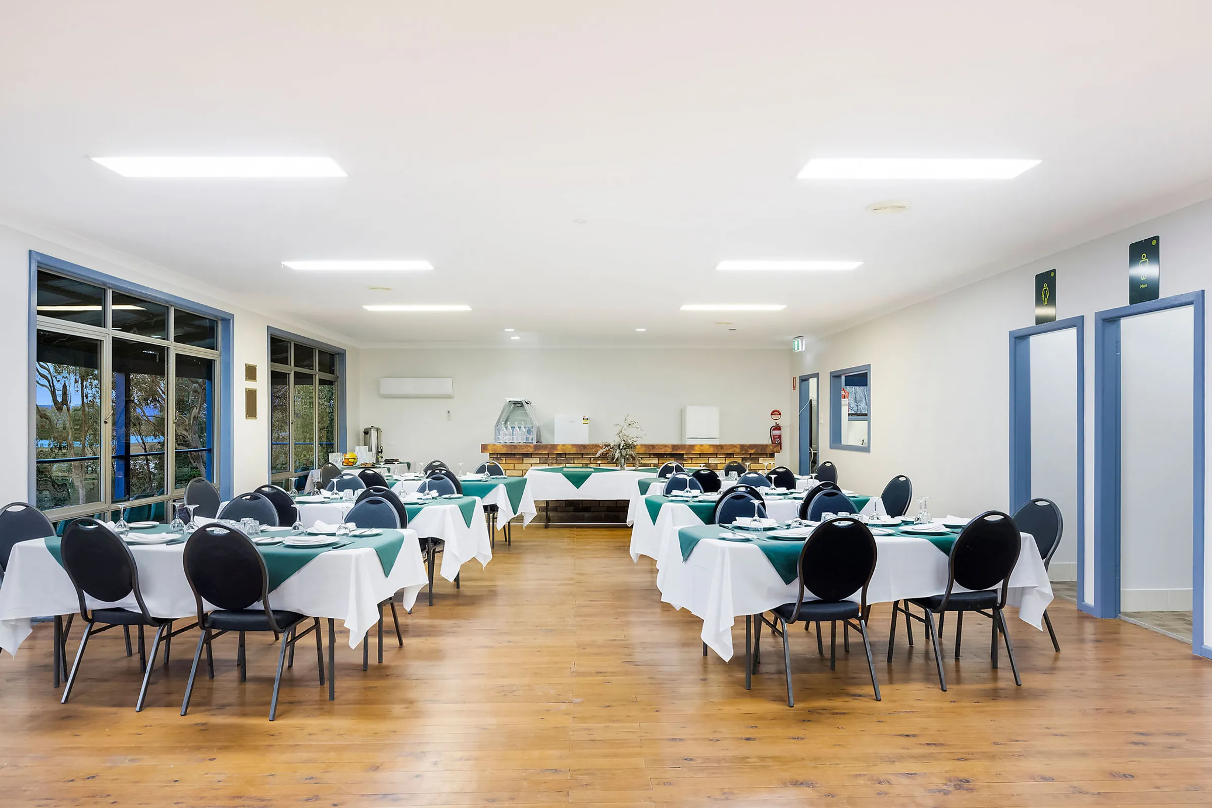 Tobin Conference Centre - Lake Burrendong - Dinner setup