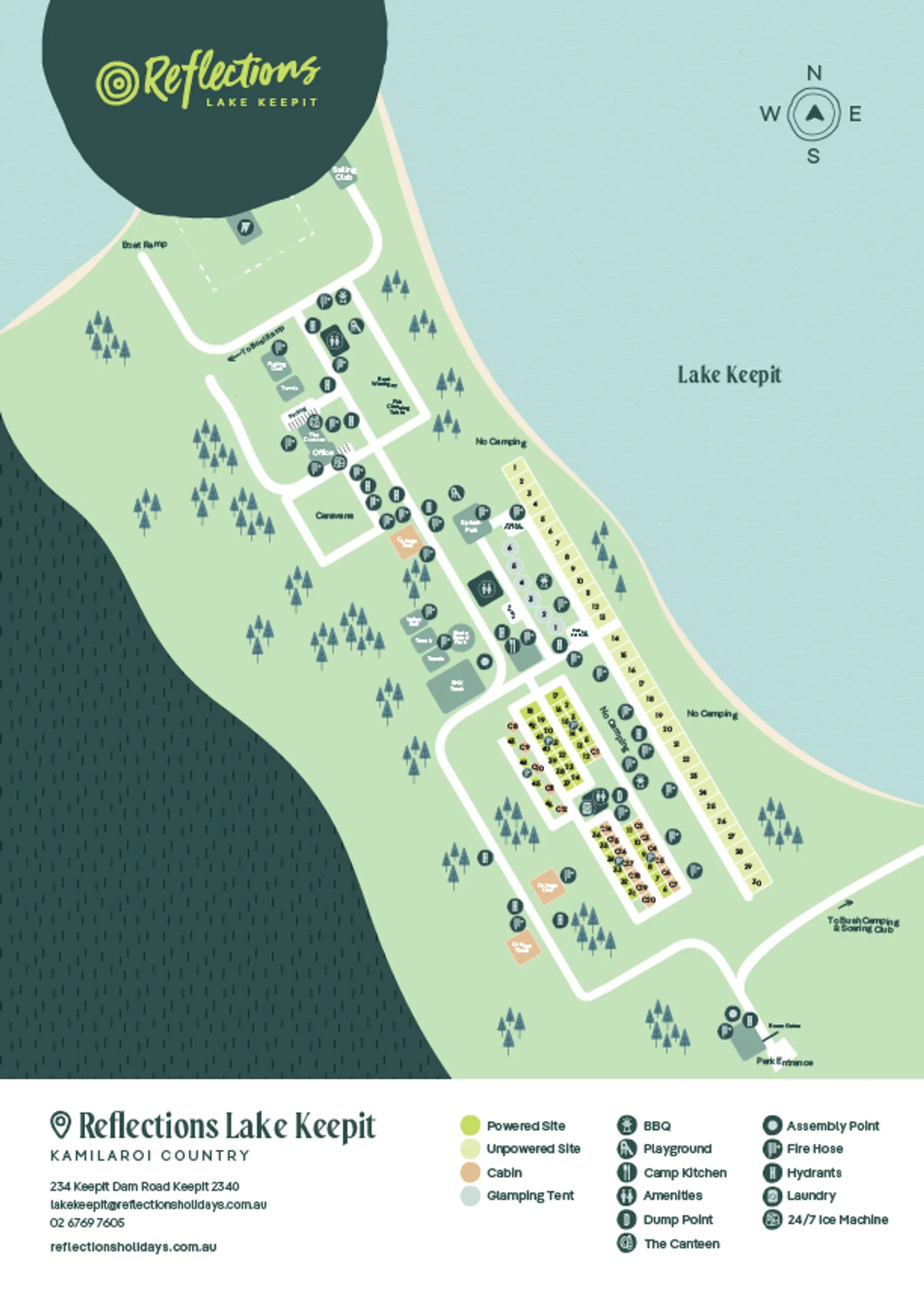 Reflections_Lake-Keepit_Holiday_and_caravan-park_Map