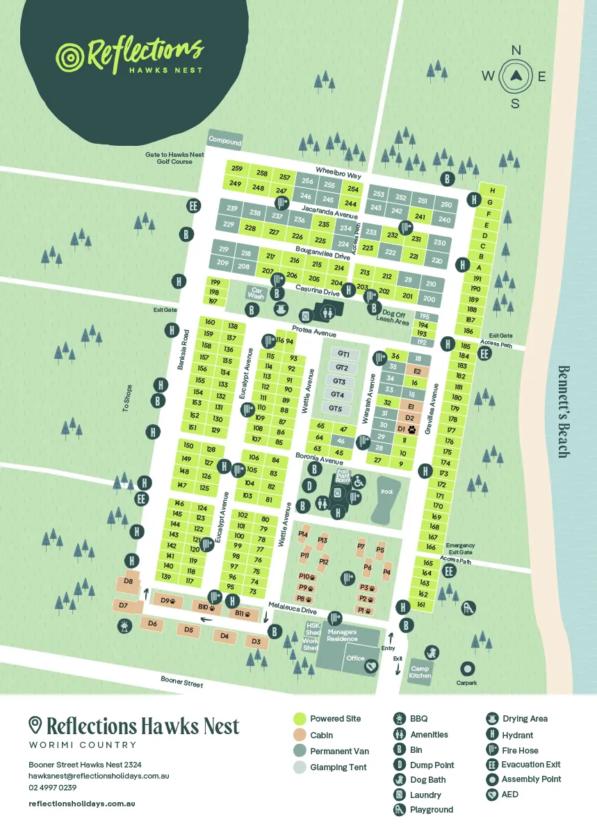 Reflections_Hawks-Nest_Holiday_and_caravan-park_Map