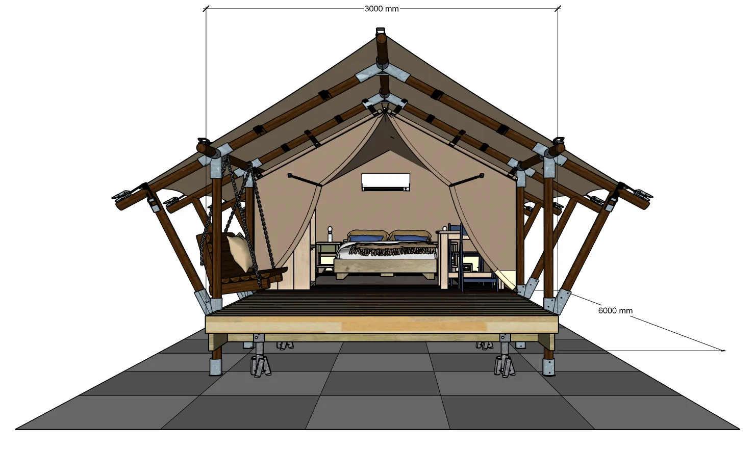 Bonny Hills  - Junior Safari Tent