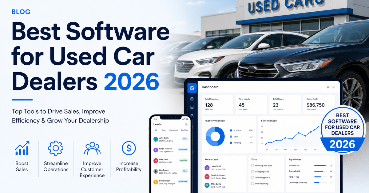 Best Software for used car dealers