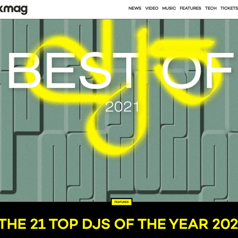Anz: Mixmag's Best DJ's of 2021