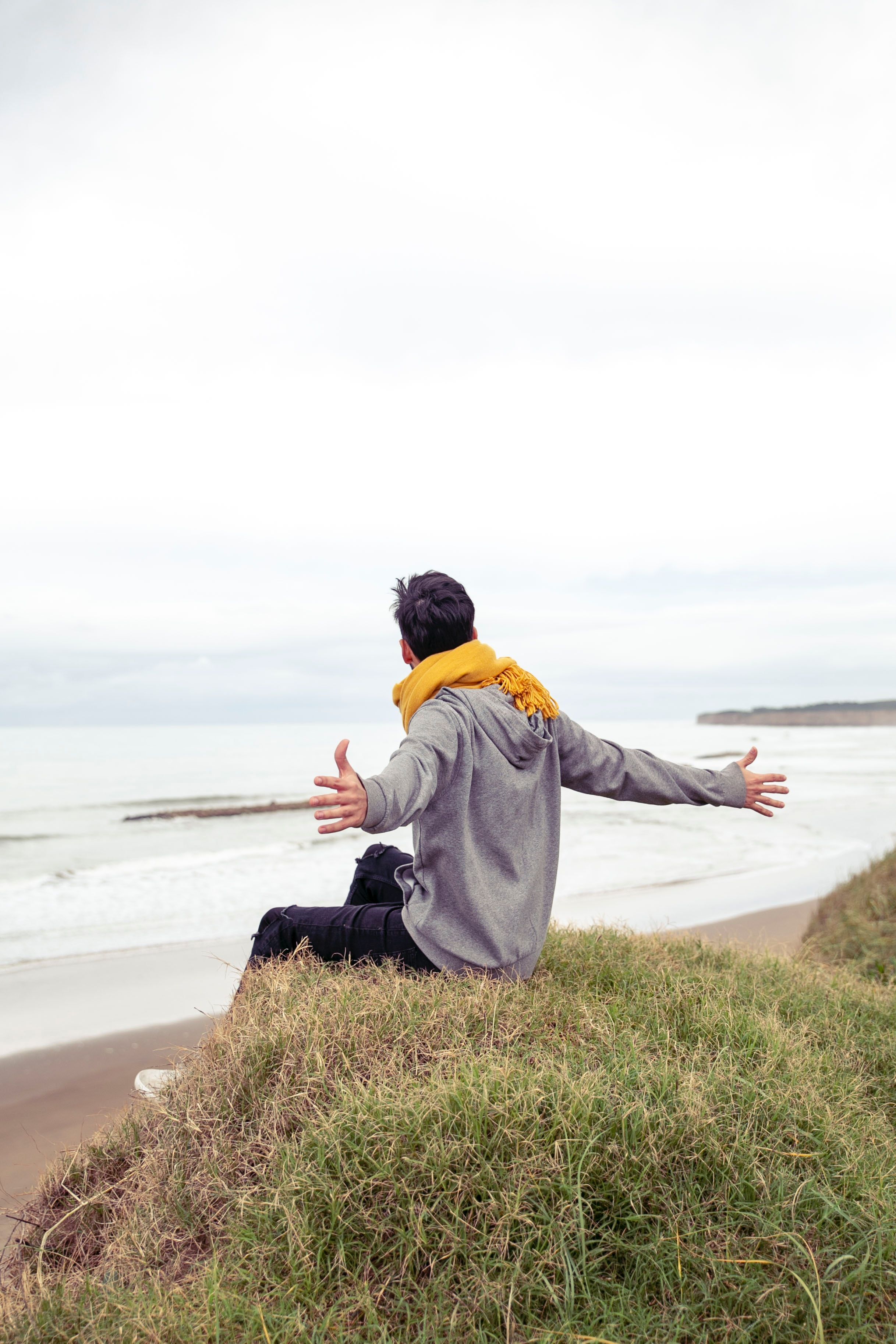 Guy on cliff