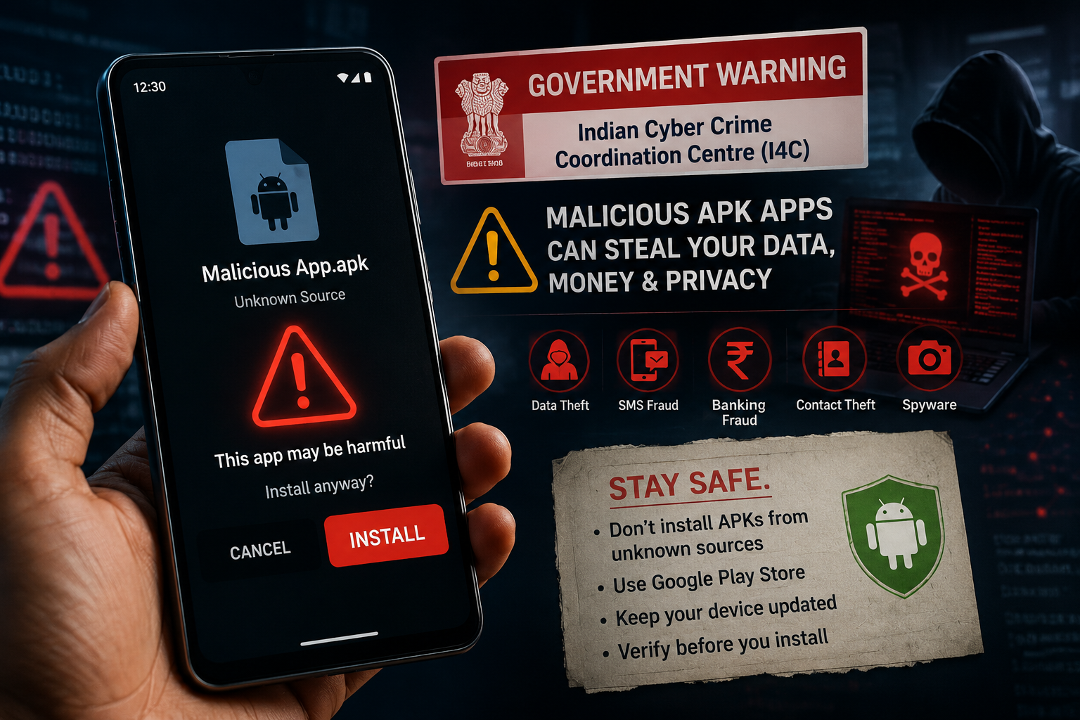 Government Warns Android Users About Malicious APK Apps: How the Scam Works and How to Stay Safe