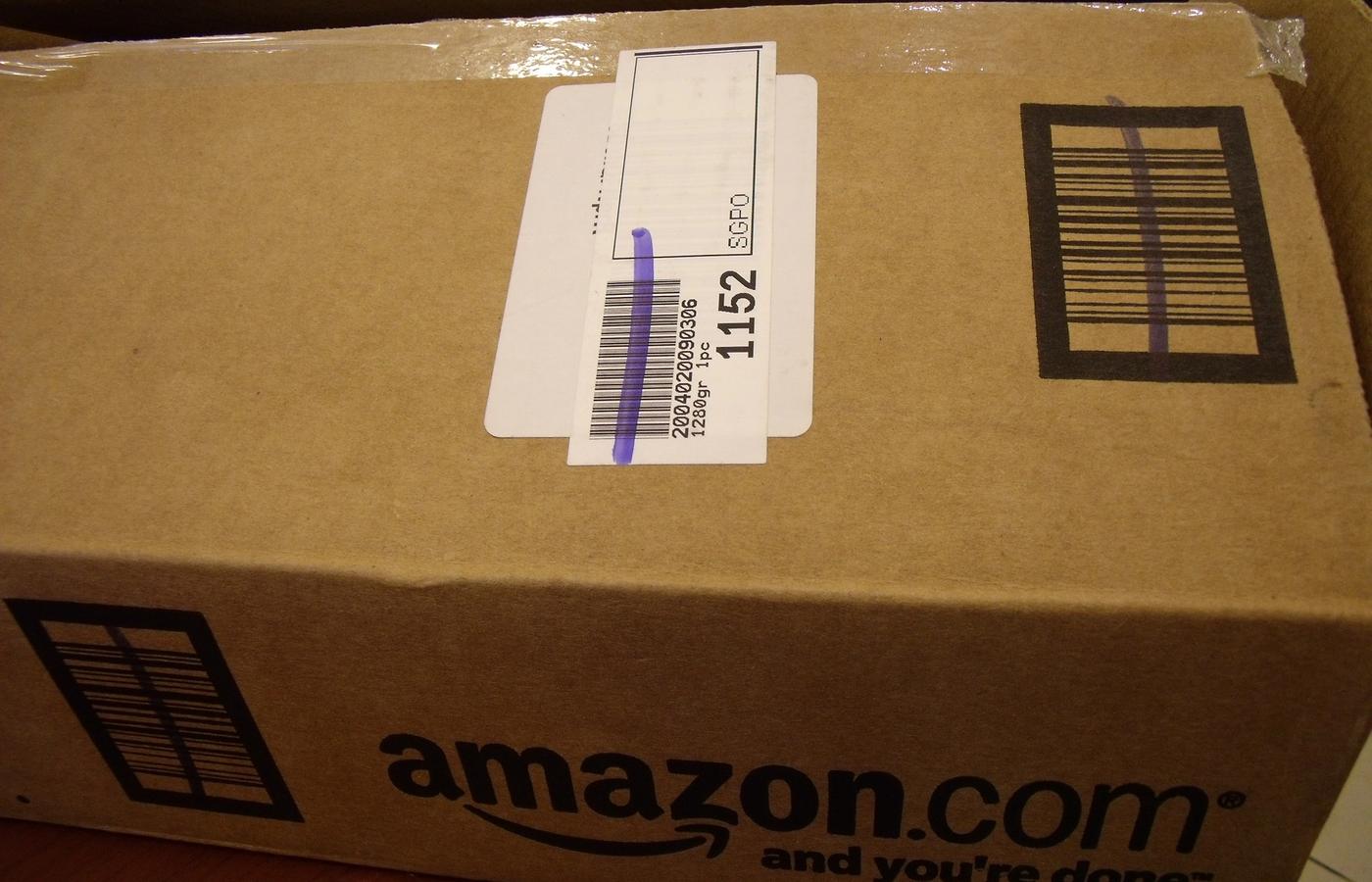 Amazon delivery package for Great Indian Festival festive shopping