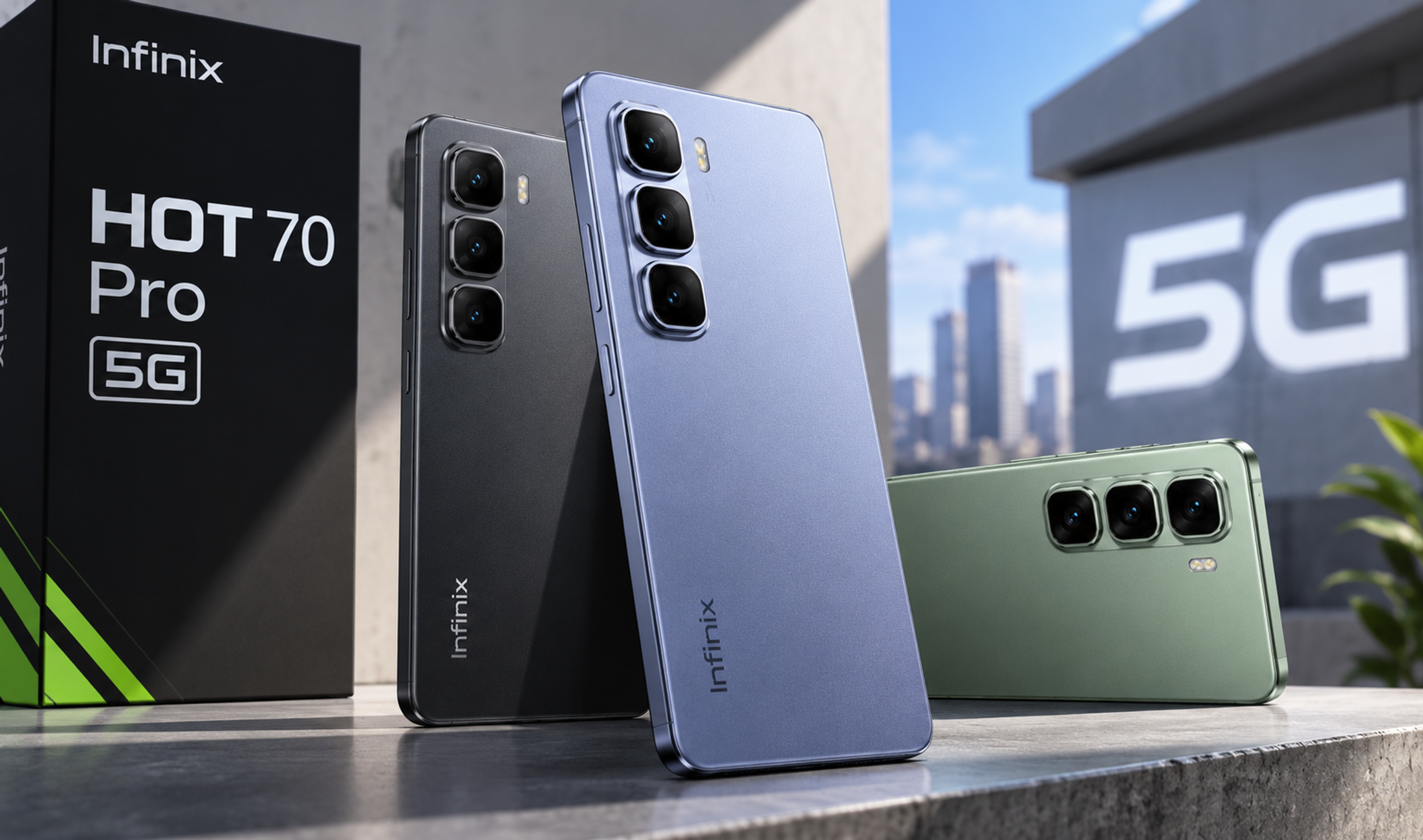 Infinix Hot 70 Pro 5G smartphone launched in India