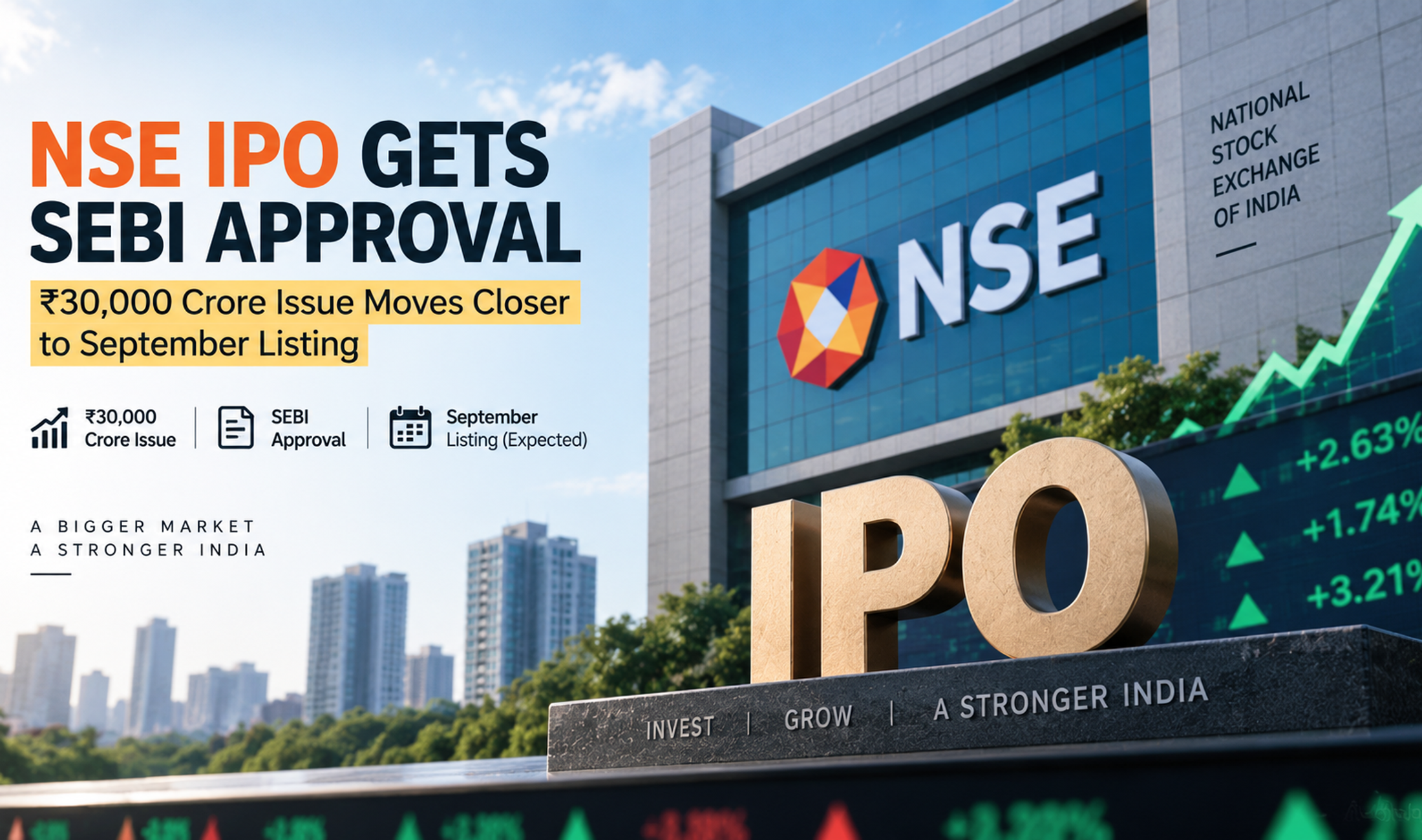 National Stock Exchange of India during NSE IPO Day 2 on September 18, 2026