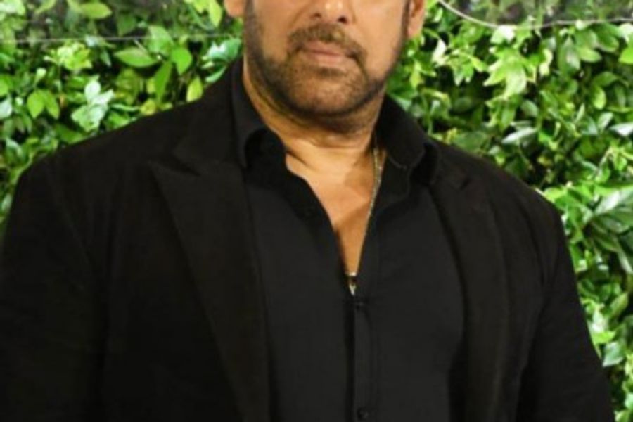 Bollywood actor Salman Khan at a public event in Mumbai