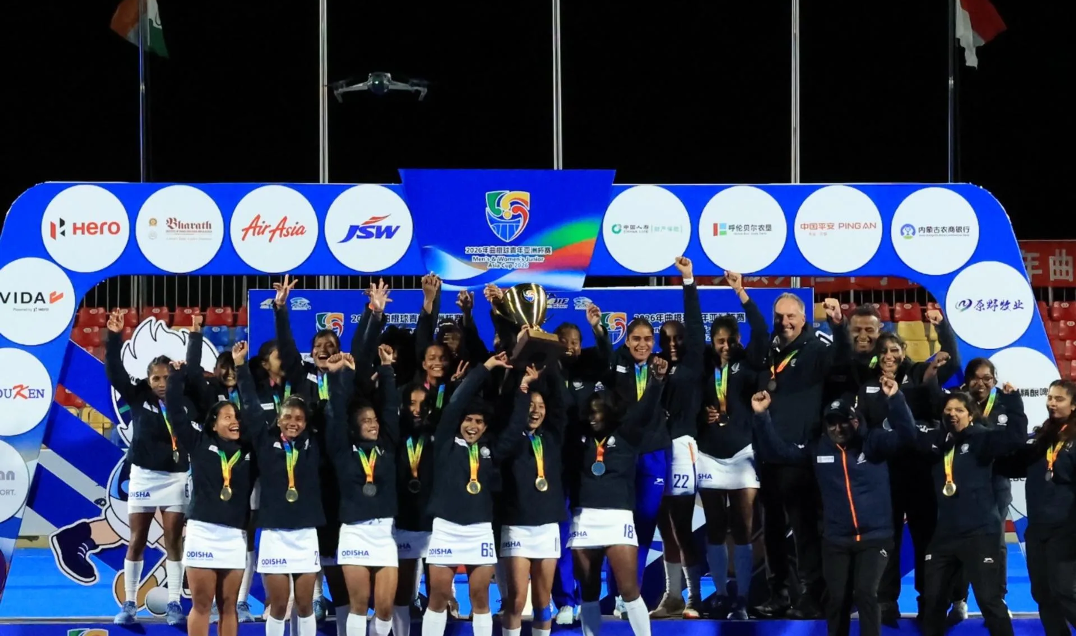 India Win Junior Hockey Asia Cup Double as Men and Women Take Titles