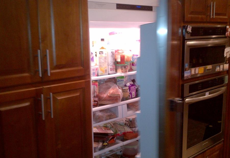 Samsung smart Family Hub AI refrigerator with touchscreen display