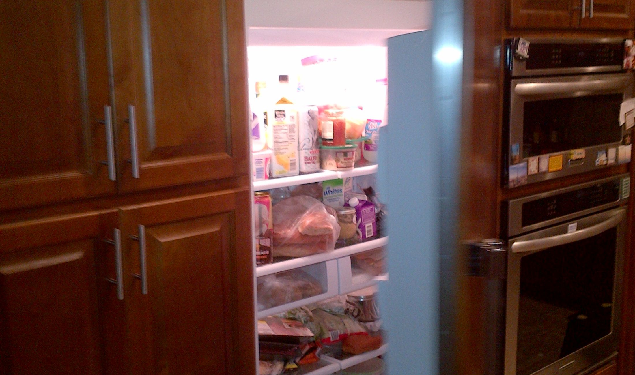Samsung smart Family Hub AI refrigerator with touchscreen display