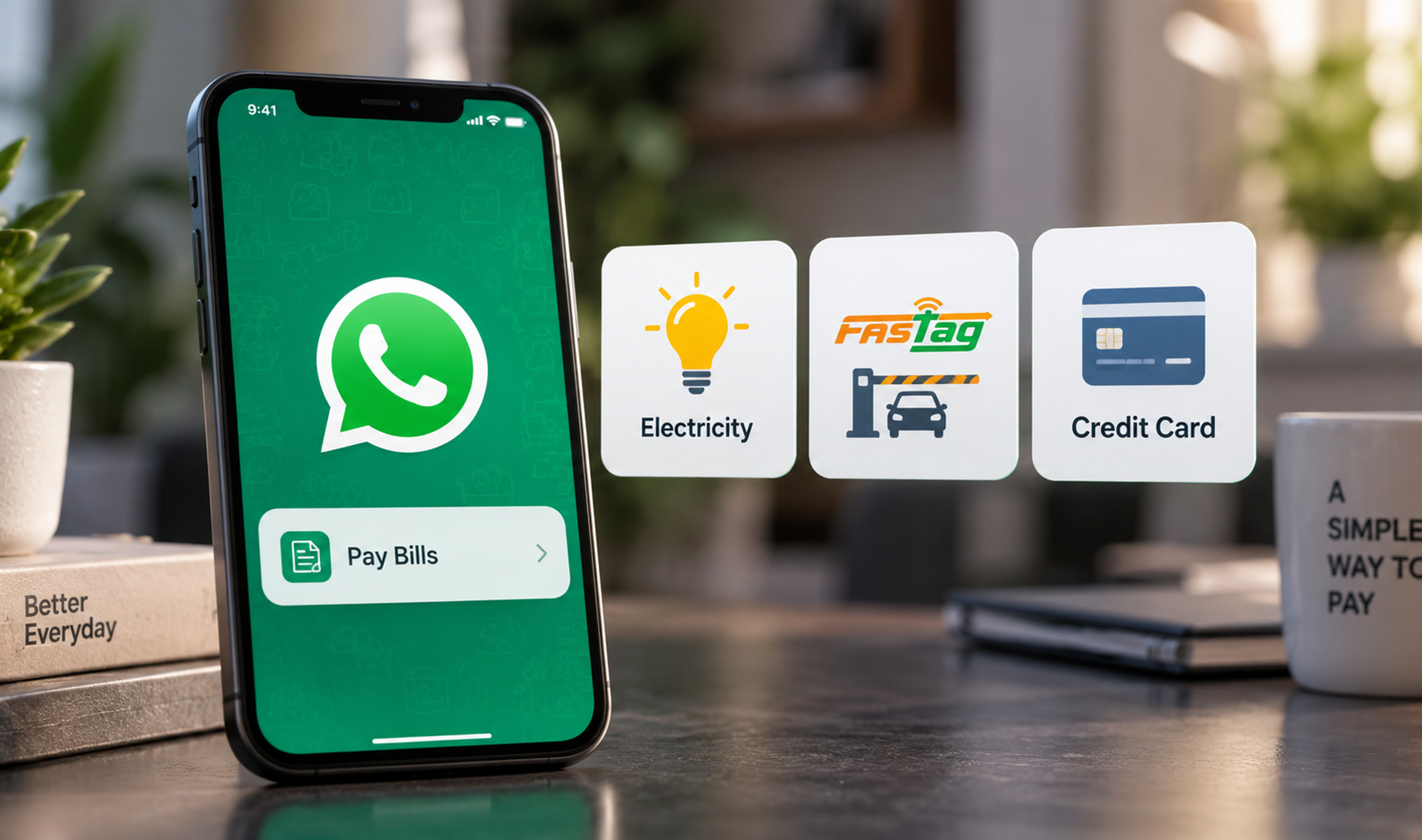WhatsApp bill payments in India using Bharat Connect