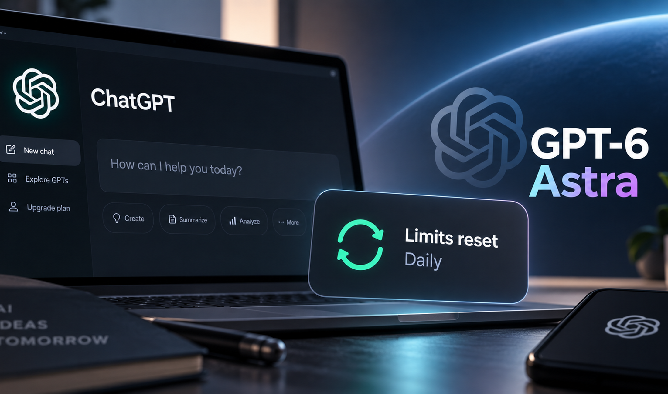 ChatGPT usage limits and GPT-6 Astra reset rumour fact-check