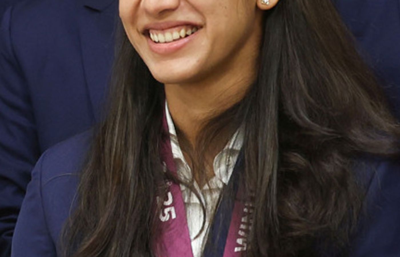 Smriti Mandhana playing for the Indian women's cricket team