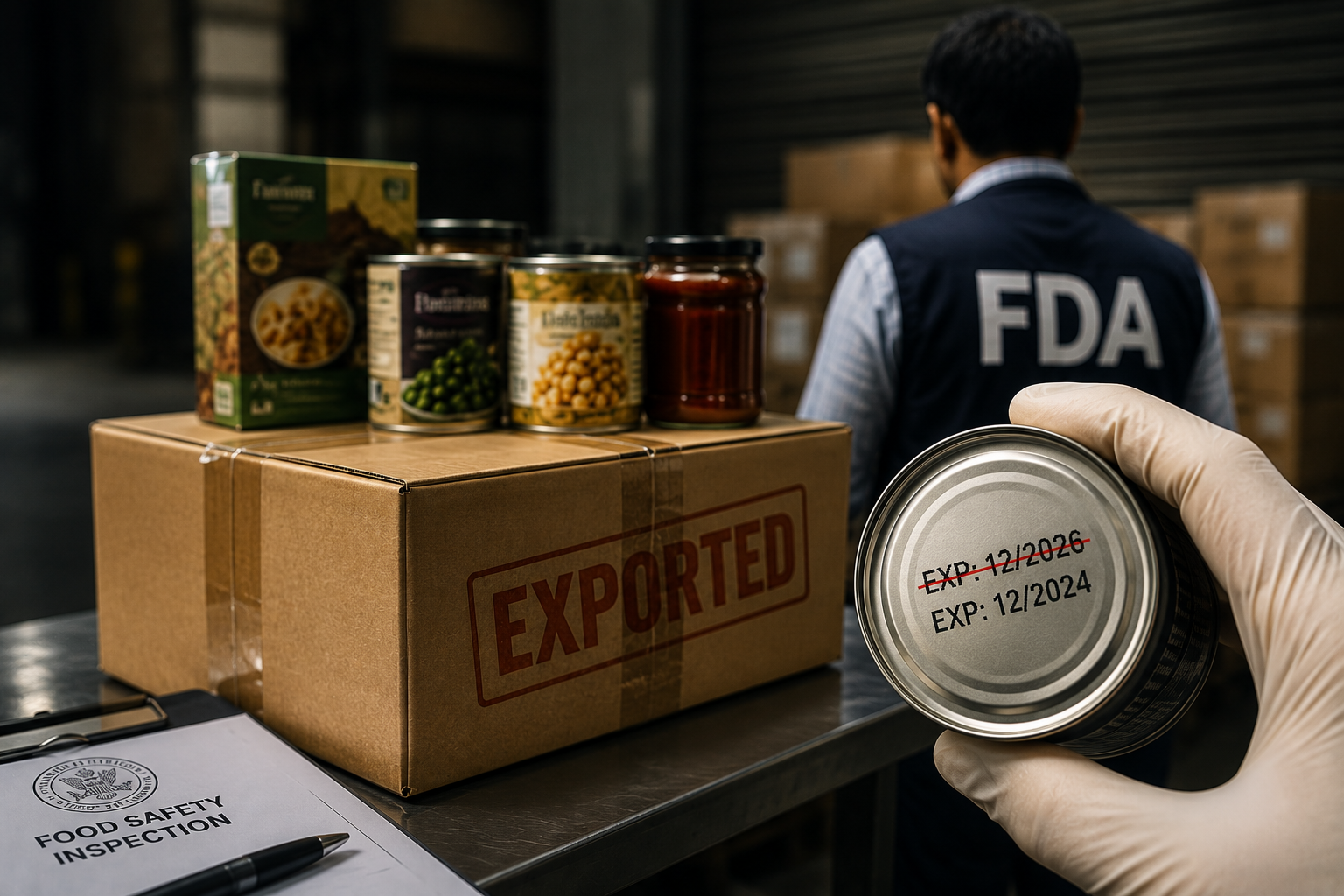 Maharashtra FDA Raid Finds Fake Expiry Dates on Branded Food Exports in Navi Mumbai