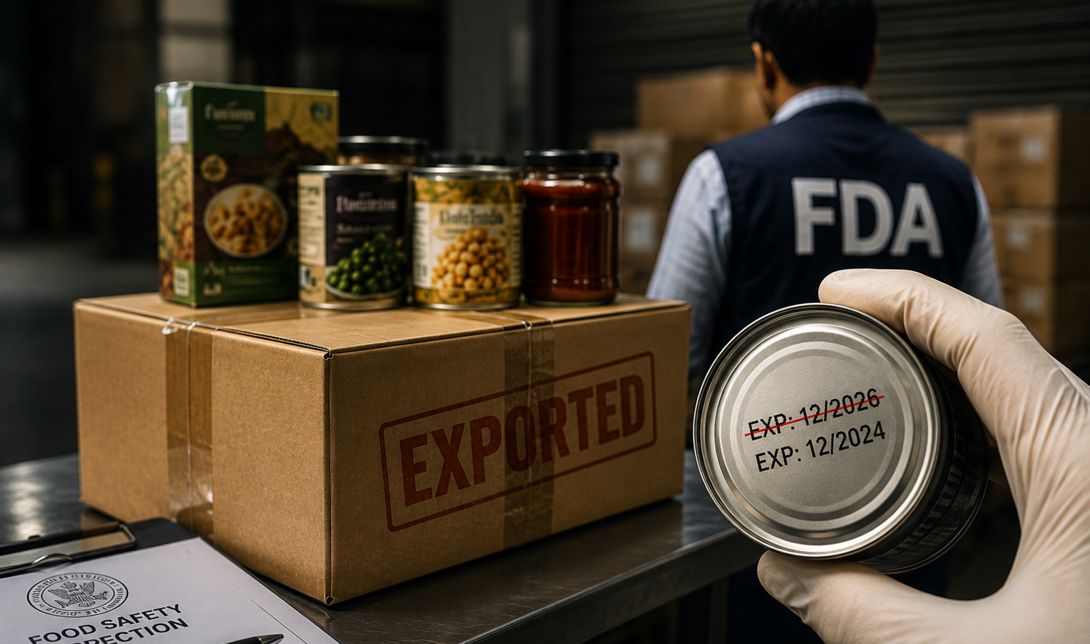Maharashtra FDA Raid Finds Fake Expiry Dates on Branded Food Exports in Navi Mumbai