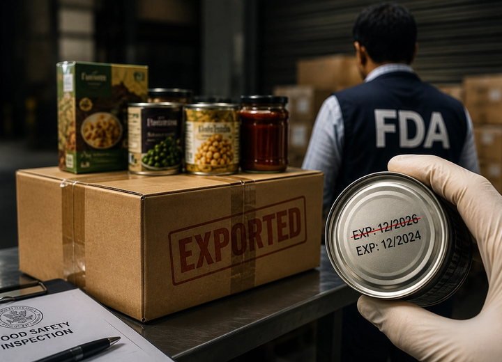 Maharashtra FDA Raid Finds Fake Expiry Dates on Branded Food Exports in Navi Mumbai