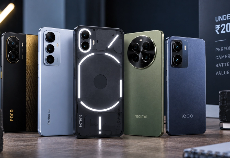 Smartphones under ₹20,000 available in India in 2026