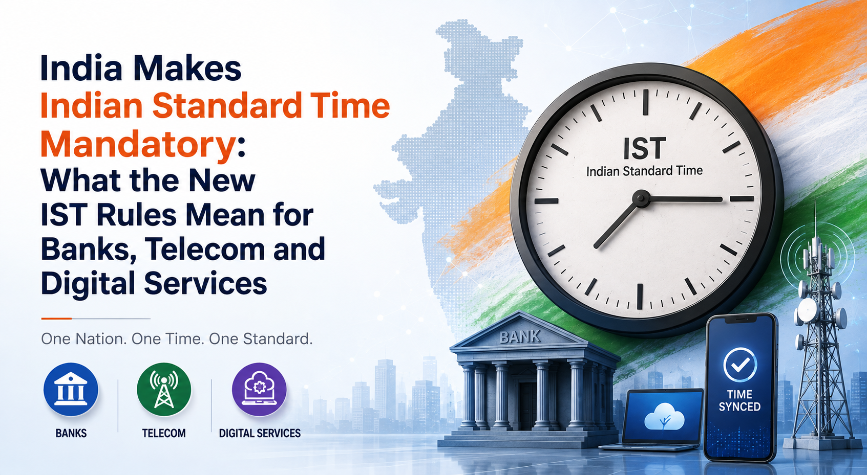 India Makes Indian Standard Time Mandatory: What the New IST Rules Mean for Banks, Telecom and Digital Services